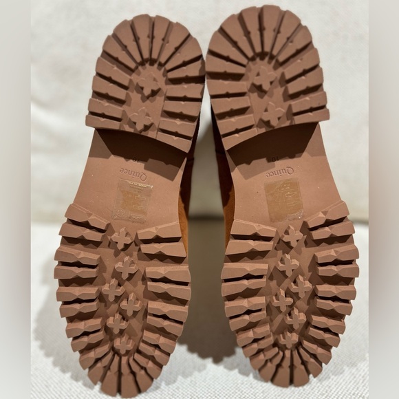 Quince Suede Leather Chelsea Boot Brown Cinnamon Women’s Size 10 New Slip On - Picture 6 of 9